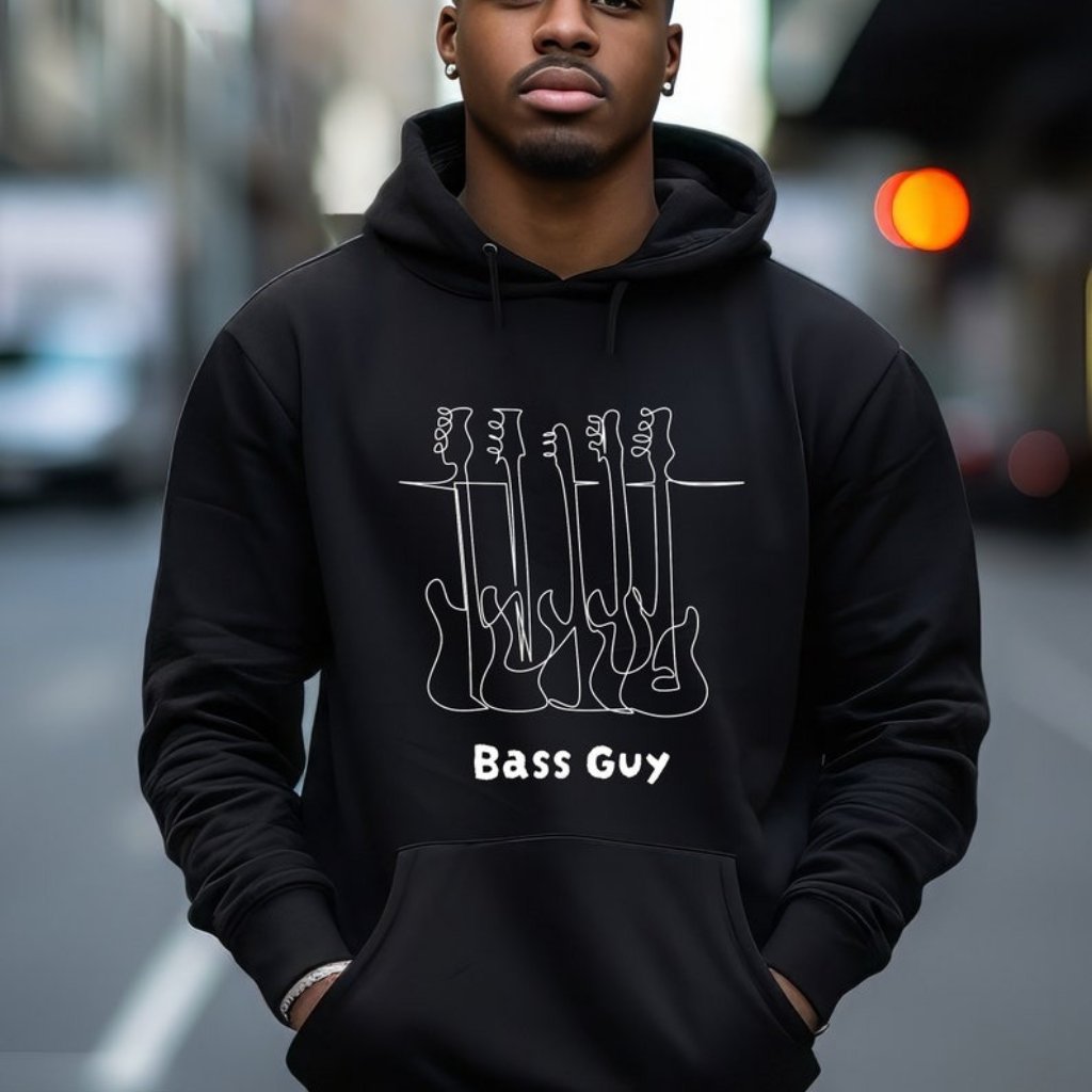 Bass Guitar Hoodie Bass Player Hoodie Bass Player Gift For Men Gift For Bass